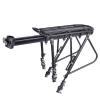QIYUDS Bike Rack, Bike Cargo Rack Bicycle Rear Rack, Aluminum Alloy Adjustable Bike Luggage Carrier, Bicycle Cargo Rack for Camping or Riding view 1