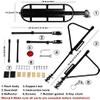 QIYUDS Bike Rack, Bike Cargo Rack Bicycle Rear Rack, Aluminum Alloy Adjustable Bike Luggage Carrier, Bicycle Cargo Rack for Camping or Riding view 2