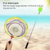 OUKENS Fishing Net Telescoping Pole Handle, Portable Stainless Steel 16cm67cm Extension Rod,Collapsible Telescopic Pole Handle Safe Fish Catching or Releasing view 3