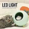 Xcello Night Light, Cute Cat Night Light, Energy-Saving Soft Night Light with Auto Off Function(5.90-Green) view 2