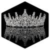 Tiara for Women, Crystal Queen Crowns, Rhinestone Princess Tiaras, Royal Hair Accessories Perfect for Birthday Decorations, Wedding Brides, and Halloween Cosplay (Silver) view 1