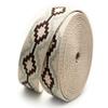 CRAFTMEMORE 1.5 Inches Bohemian Style Cotton Poly Webbing Strap, Strong Webbing for Arts, Crafts, Bag Strap (50 Yards, Style 04) view 2