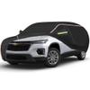 WOLWES Car Covers are Suitable for Chevrolet Traverse LS/LT Cloth/LT Leather/RS/Premier/High Country,Water,Rain,Sun and Snow Resistant Oxford Fabric Car Covers,with Side Door Zip (Color : Black, Siz view 1