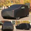 WOLWES Car Covers are Suitable for Chevrolet Traverse LS/LT Cloth/LT Leather/RS/Premier/High Country,Water,Rain,Sun and Snow Resistant Oxford Fabric Car Covers,with Side Door Zip (Color : Black, Siz view 2