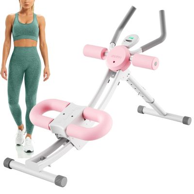 AB Workout Equipment, Home Gym Ab Machine for Abdominal Exercise and Strength Training, Height Adjustable Fitness Equipment