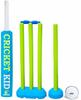 jaspo Cricket-Kid Complete Cricket Set, Kids Perfect Introduction to Cricket, Young Players,Plastic Bat, Practice & Initial Training of Beginners & Learners (Size-3 (Age 5 to 10 Yrs)) - Multicolor view 1
