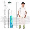 jaspo Cricket-Kid Complete Cricket Set, Kids Perfect Introduction to Cricket, Young Players,Plastic Bat, Practice & Initial Training of Beginners & Learners (Size-3 (Age 5 to 10 Yrs)) - Multicolor view 2