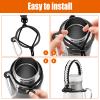 para-Cord Handle for Wide Mouth Bottles, 12pcs Par-acord Strap Carrier for 12oz to 64oz Bottle Durable Water Bottle Handle with Safety Ring Carabiner Bottles Secure Accessories for Walking Hiking view 4