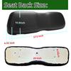 Dr.Acces Club Car DS Front Seat Bottom & Backrest for Club Car DS 2000.5-up Golf Cart,factory Size Replacement Cushions (Seatrest Black) view 3