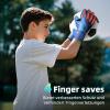 Sportout Youth&Adult Goalie Goalkeeper Gloves,Strong Grip for The Toughest Saves, with Finger Spines to Give Splendid Protection to Prevent Injuries,4 Colors (Dark Blue, 6) view 2