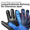 Sportout Youth&Adult Goalie Goalkeeper Gloves,Strong Grip for The Toughest Saves, with Finger Spines to Give Splendid Protection to Prevent Injuries,4 Colors (Dark Blue, 6) view 4