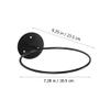 Toddmomy Iron Basketball Display Shelf Wall-Mounted Storage Rack for Soccer Volleyball Softball Space-Saving Design for Home Shop Exhibition Iron Construction view 2