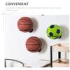 Toddmomy Iron Basketball Display Shelf Wall-Mounted Storage Rack for Soccer Volleyball Softball Space-Saving Design for Home Shop Exhibition Iron Construction view 4