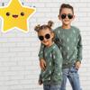Hnyenmcko Baby Boy Christmas Outfit Long Sleeve Letter Print Crewneck Sweatshirt + Pants Winter Toddler Christmas Clothes (Christmas Tree-Green, 6-12 Months) view 2