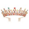 Crystal Bridal Tiara Crown Prom Rhinestone Diadem Wedding Costume hairband Headpieces H193 Silver AB view 3
