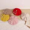 ECYC Children Winter Wool Beret Hat, Fashion Casual Pearl Flower Beret Cap French Beanie Hats for Toddler Girls view 4