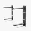 Valor Fitness Wall-Mounted Weight Plate Rack  4-Peg Storage Holder for Olympic & Bumper Plates, Space-Saving Home Gym Organizer view 1