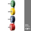 Valor Fitness Wall-Mounted Weight Plate Rack  4-Peg Storage Holder for Olympic & Bumper Plates, Space-Saving Home Gym Organizer view 4