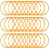 Deekin 40 Pcs Agility Rings Speed and Agility Training Rings Exercise Speed Circle Jumping Hoops for Training Toss Equipment, 15 (Orange) view 1