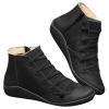Ctreela Arch Supports Shoes Outdoor Hiking Lace up Ankle Boots Comfort Flat Heel Walking Booties Orthopedic Shoes for Women view 1