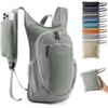 Uselike 10L Small Hiking Backpack Travel Daypack Lightweight Packable Back Pack for Women Men(Light Grey) view 1