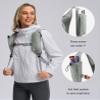 Uselike 10L Small Hiking Backpack Travel Daypack Lightweight Packable Back Pack for Women Men(Light Grey) view 4