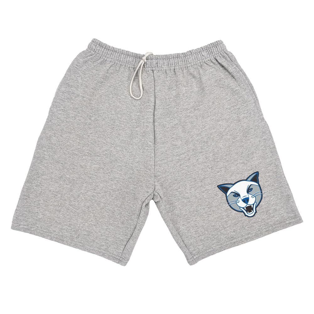 Campus Lab Daemen College Mens Sweat Shorts, Primary Logo, Athletic Heather, Medium