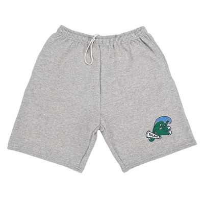 Campus Lab Tulane University Mens Sweat Shorts Primary Logo, Athletic Heather, Medium