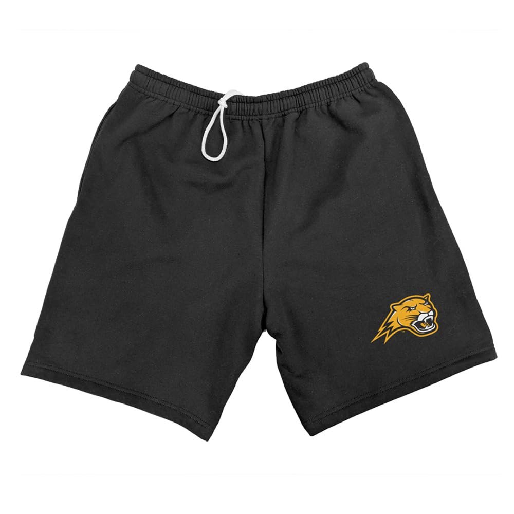 Campus Lab Averett University Mens Sweat Shorts Primary Logo, Black, 2X-Large