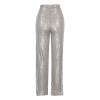 Sequin Pants for Women High Waist Palazzo Pants Long Culottes Glitter Wide Leg Pants Bling Party Clubwear Trousers view 4