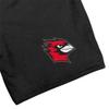 Campus Lab Wesleyan University Mens Sweat Shorts Primary Logo, Black, X-Large view 2