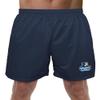 Bob Jones University Primary Logo Men's Adult Athletic Gym Shorts 7" Inseam, Navy, Large view 1