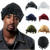 Gturytr Turban for Men Vintage Twist Head Wraps Durag Satin Lined Halo Turban for Women Modal and Satin Scarf Tie (White, m) view 2