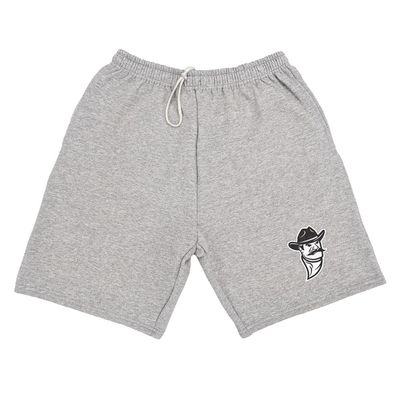 Campus Lab New Mexico State University Mens Sweat Shorts, Primary Logo, Athletic Heather, Large