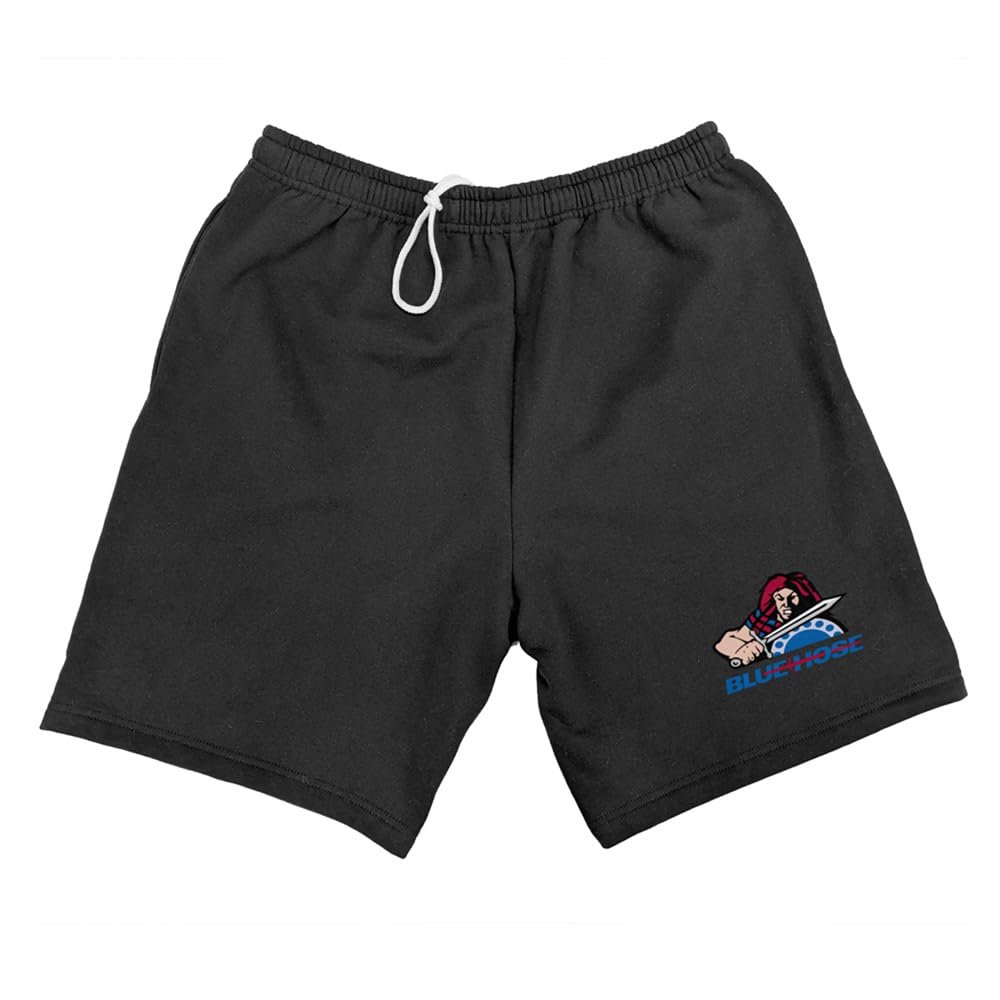 Campus Lab Presbyterian College Mens Sweat Shorts, Primary Logo, Black, Medium