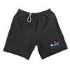 Campus Lab Presbyterian College Mens Sweat Shorts, Primary Logo, Black, Medium view 1