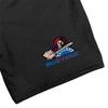 Campus Lab Presbyterian College Mens Sweat Shorts, Primary Logo, Black, Medium view 2