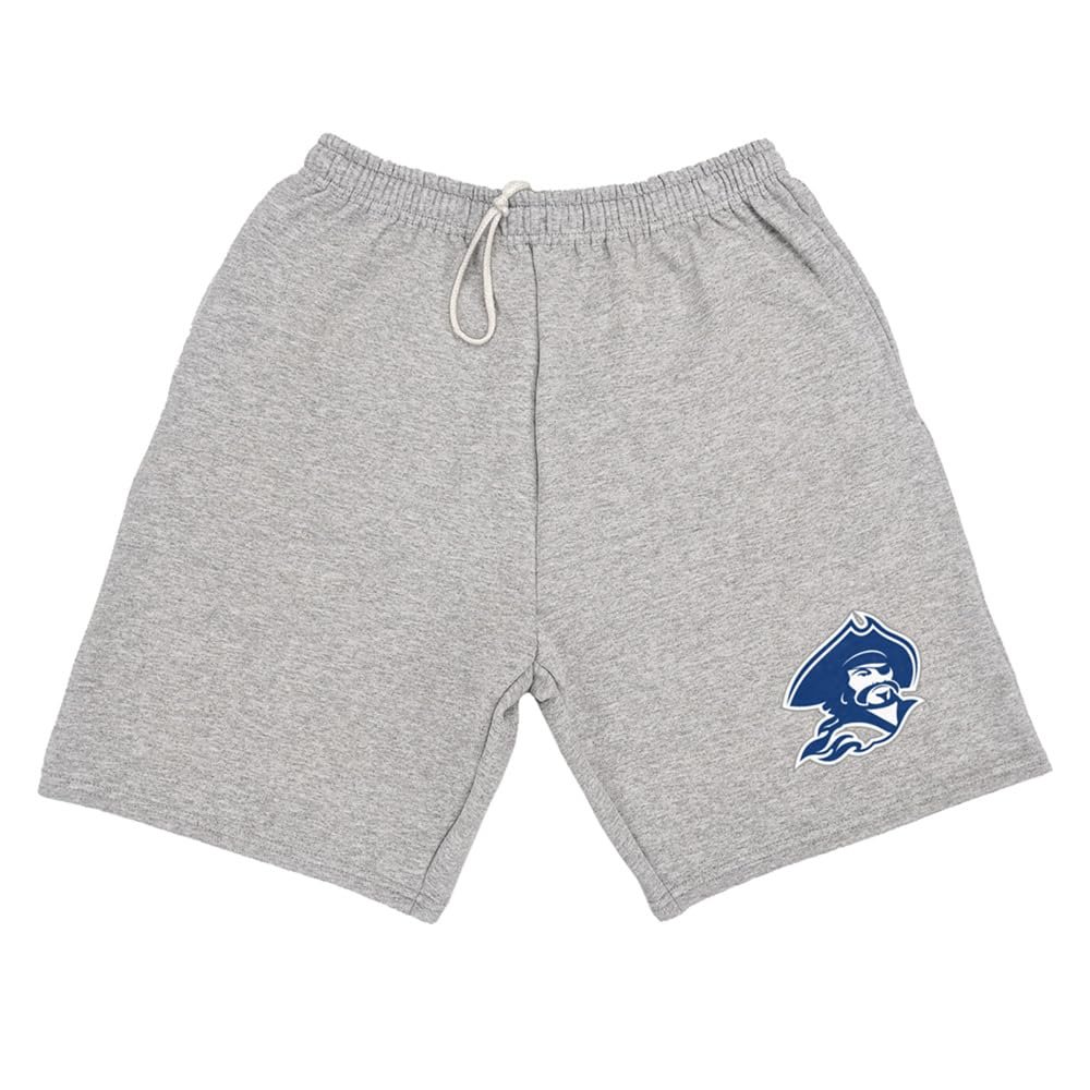 Campus Lab Blinn College Mens Sweat Shorts Primary Logo, Athletic Heather, X-Large
