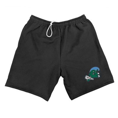 Campus Lab Tulane University Mens Sweat Shorts Primary Logo, Black, X-Large