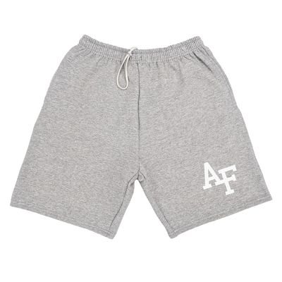 Campus Lab U.S. Air Force Academy Mens Sweat Shorts Primary Logo, Athletic Heather, Medium