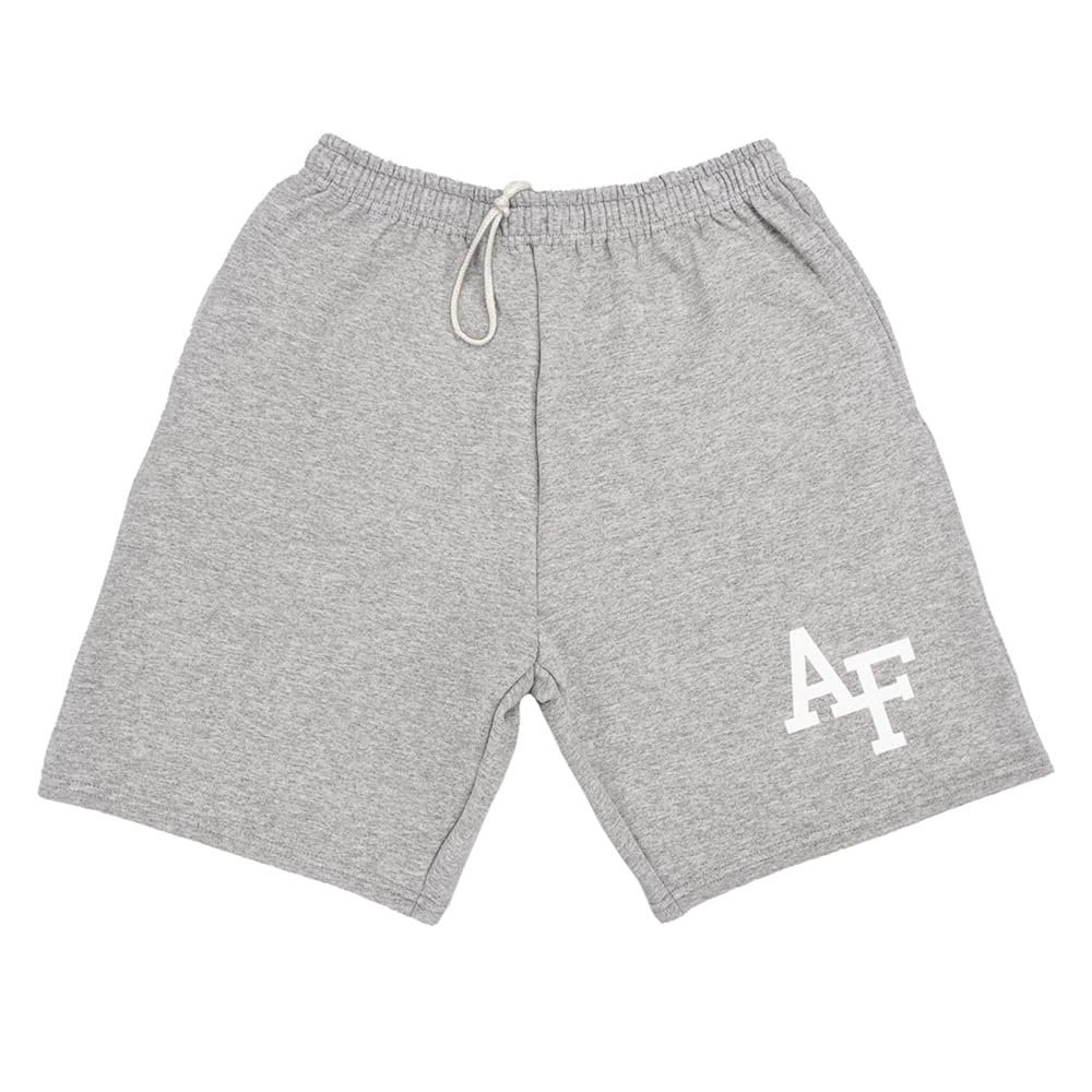 Campus Lab U.S. Air Force Academy Mens Sweat Shorts Primary Logo, Athletic Heather, Medium