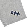 Campus Lab Oral Roberts University Mens Sweat Shorts Primary Logo, Athletic Heather, Large view 2