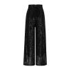 Sequin Pants for Women High Waist Palazzo Pants Long Culottes Glitter Wide Leg Pants Bling Party Clubwear Trousers view 3