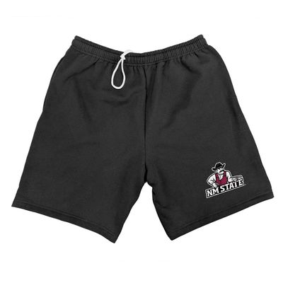 Campus Lab New Mexico State University Mens Sweat Shorts Primary Logo, Black, 2X-Large