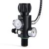 5/8-18UNF, 7/8-14UNF Or M18*1.5 Thread High Pressure Tank Charging Valve 400bar 6000psi Cylinder Air Fill Station Refill Adapter (Size : Black 7-8) view 3