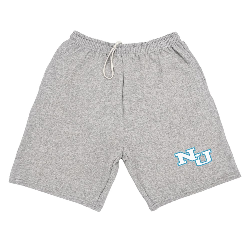 Campus Lab Northwood University Mens Sweat Shorts Primary Logo, Athletic Heather, 2X-Large