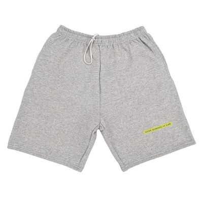 Campus Lab CUNY School of Law Mens Sweat Shorts, Primary Logo, Athletic Heather, Small