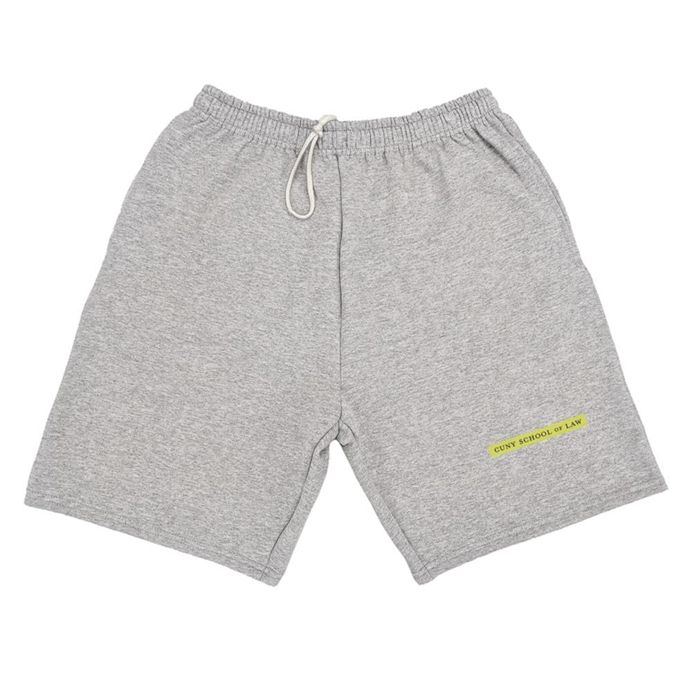 Campus Lab CUNY School of Law Mens Sweat Shorts, Primary Logo, Athletic Heather, Small