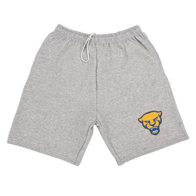 Campus Lab University of Pittsburgh Mens Sweat Shorts, Primary Logo, Athletic Heather, Small
