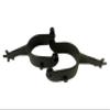 Rowdy Rowels Youth Bull Riding Spurs - Black Steel, 2 1/4" with Rowels, 15-Degree Offset; Perfect for Young Riders view 2